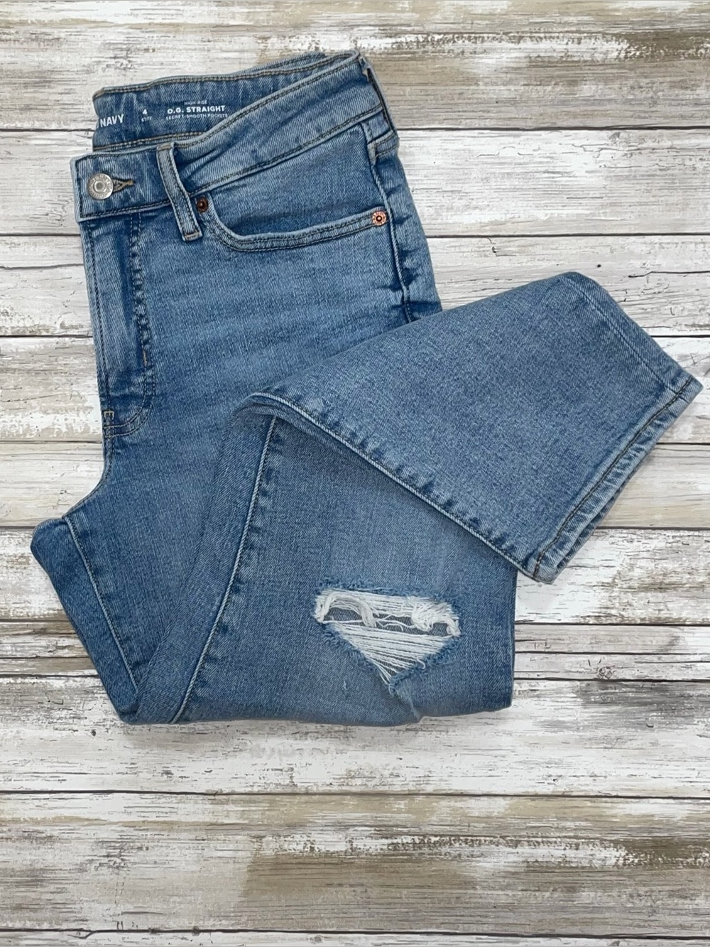 Old Navy High Rise OG Straight Jeans